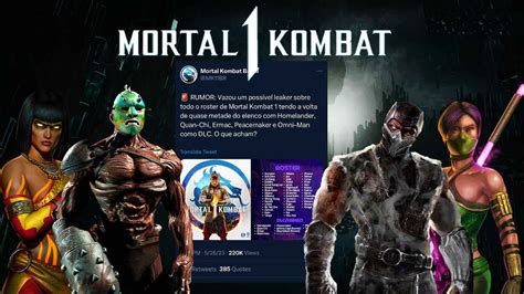 mortal kombat 1 leak|Mortal Kombat 1 characters: leaks, rumours,。